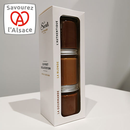 Coffret 3 pâtes à tartiner