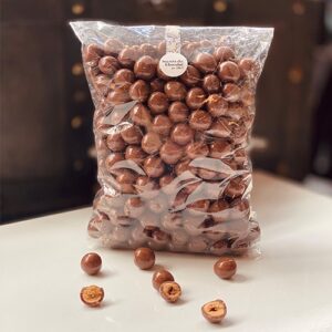 image noisette lait sachet