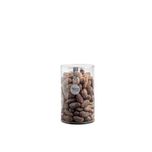 Image fèves de cacao torréfiées