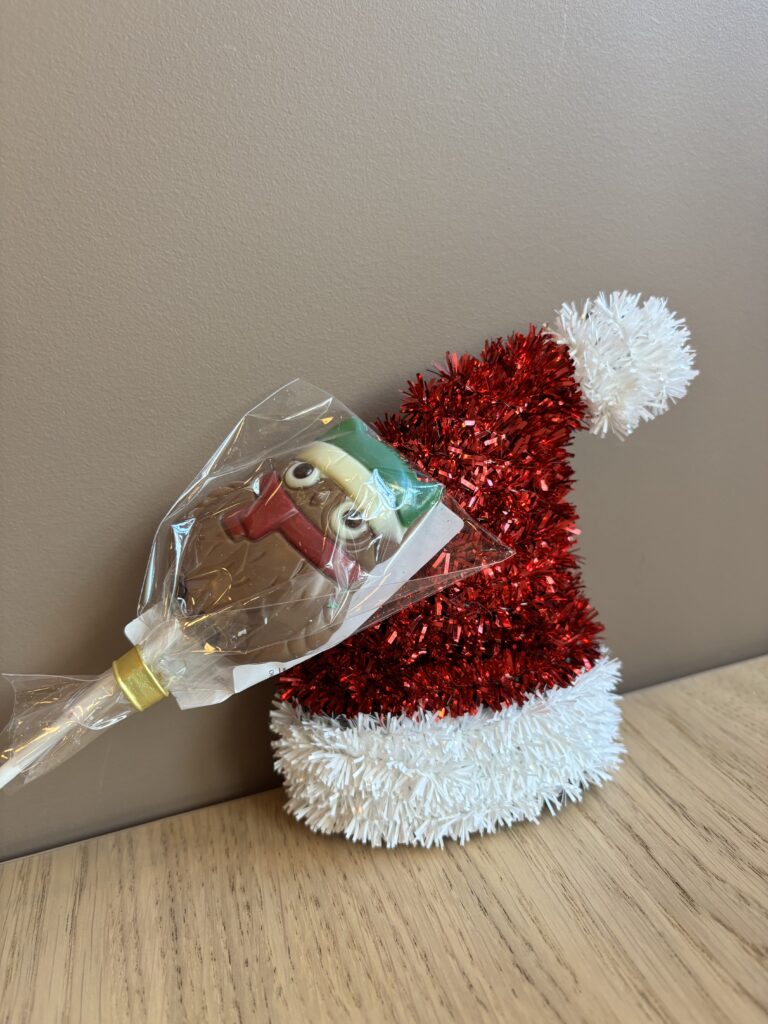 Weihnachts-Lolli Eule